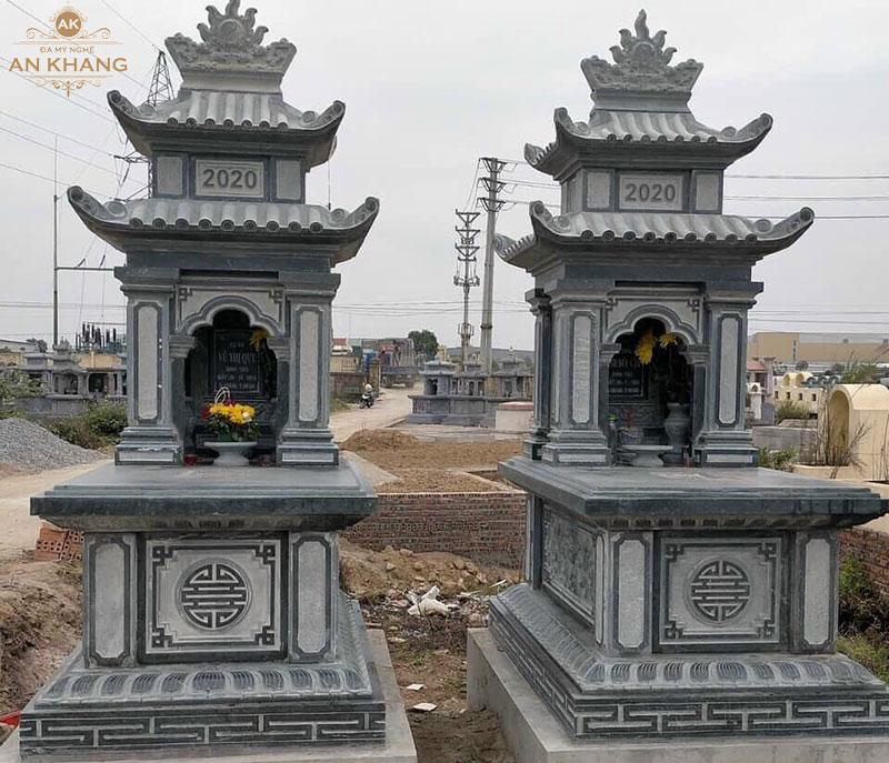 2 ngôi mộ công ty An Khang lắp đặt năm 2020