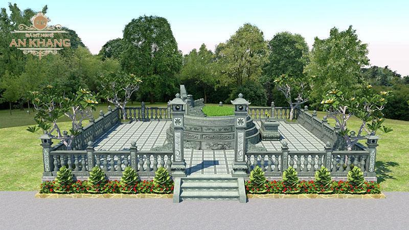 Bản thiết kế cổng đá cho khu lăng mộ
