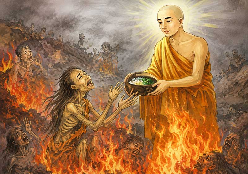 Sự tích Mục Kiền Liên cứu mẹ