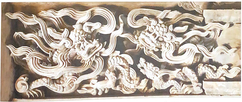 Hình tượng Rồng trên ván nong đình Đình Bảng - Từ Sơn, Bắc Ninh