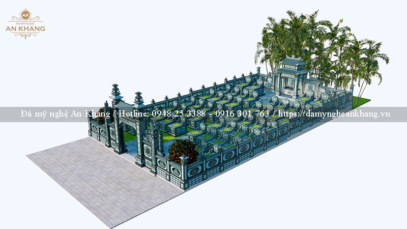 Khuôn viên lăng mộ gia tộc tại Phú Thọ