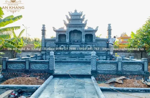 Mẫu lăng mộ đẹp cho gia tộc hoàn thành năm 2025