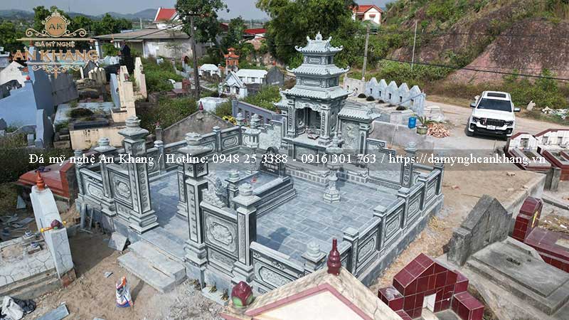 Mẫu lăng mộ cụ thượng tổ diện tích 40 m2