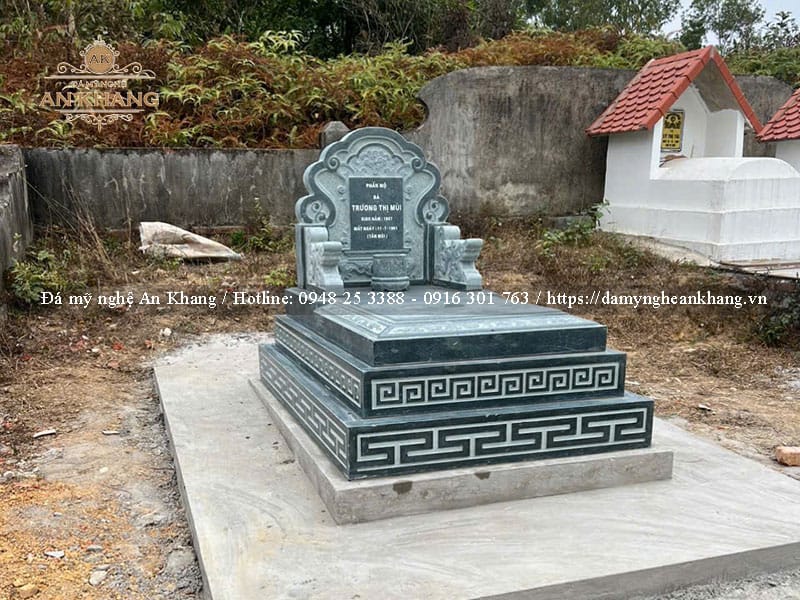 Mộ đá tam sơn cho khu mộ diện tích nhỏ