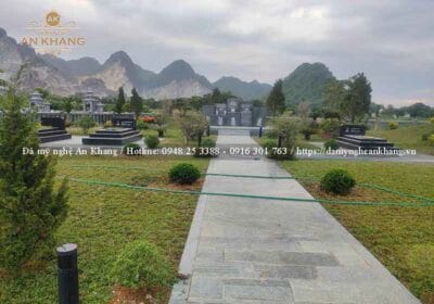 Mẫu lăng mộ đá trong công viên nghĩa trang